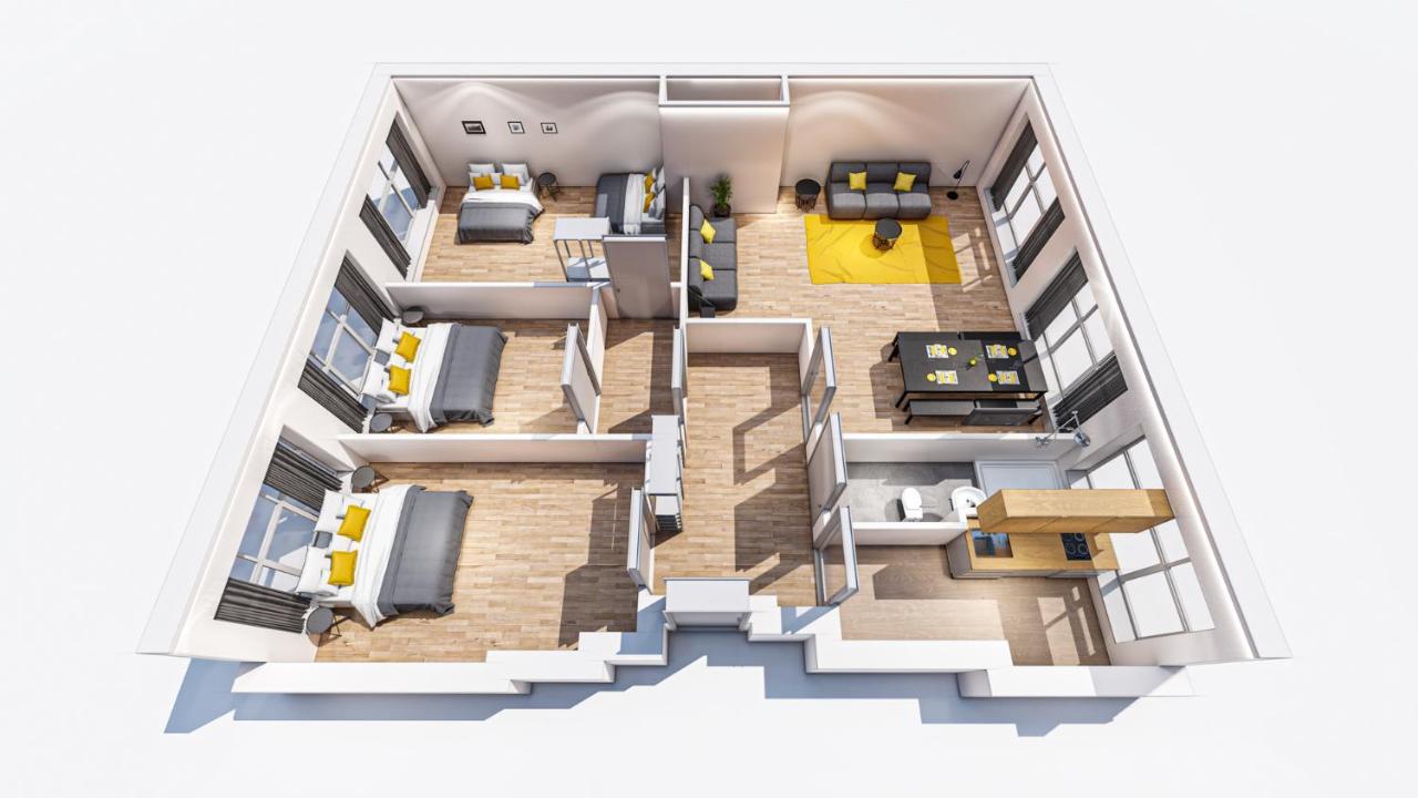 Central +3Br +Big Living Room Next To U-Station Berlin Extérieur photo